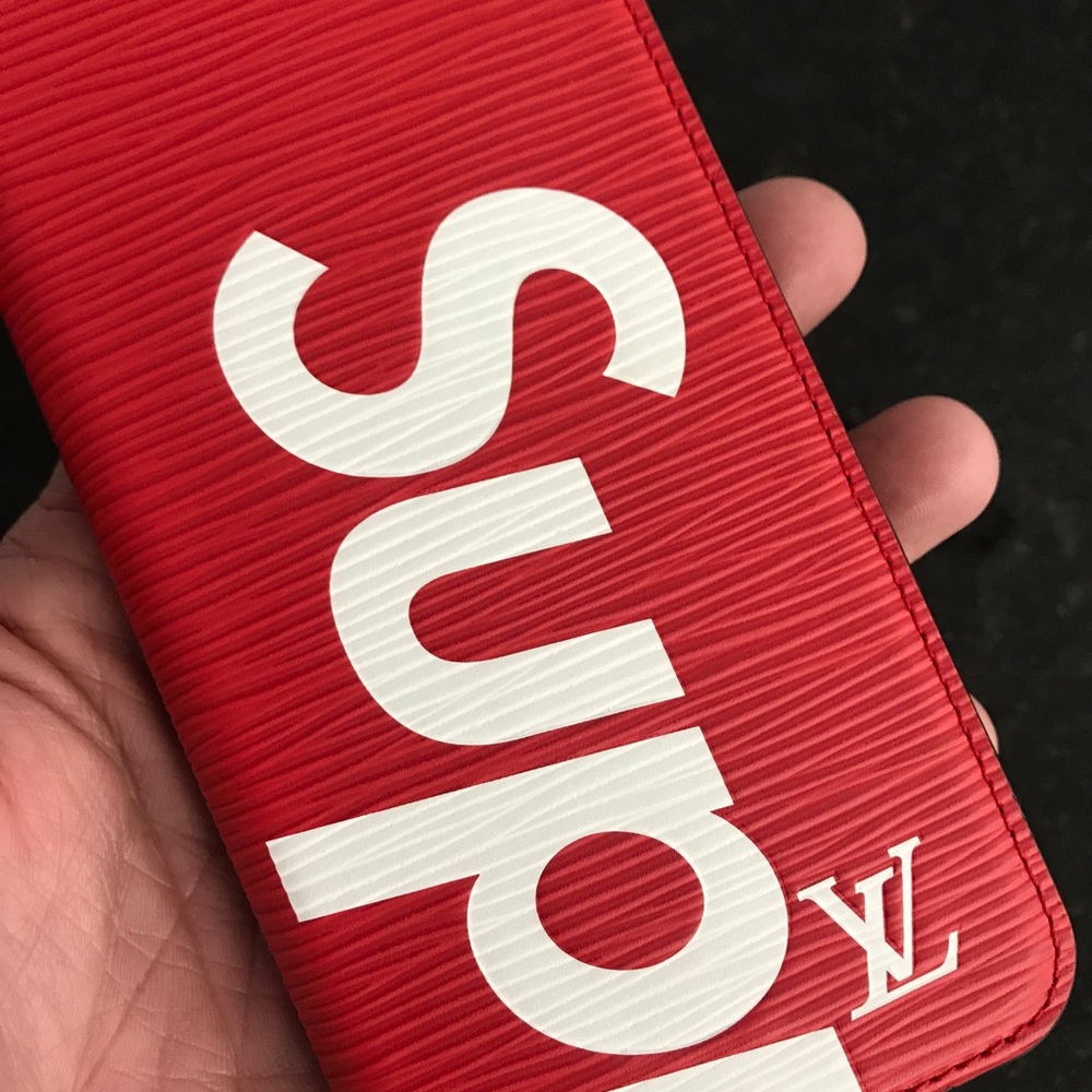 Louis Vuitton supreme iPhone 7 and 8 plus folio